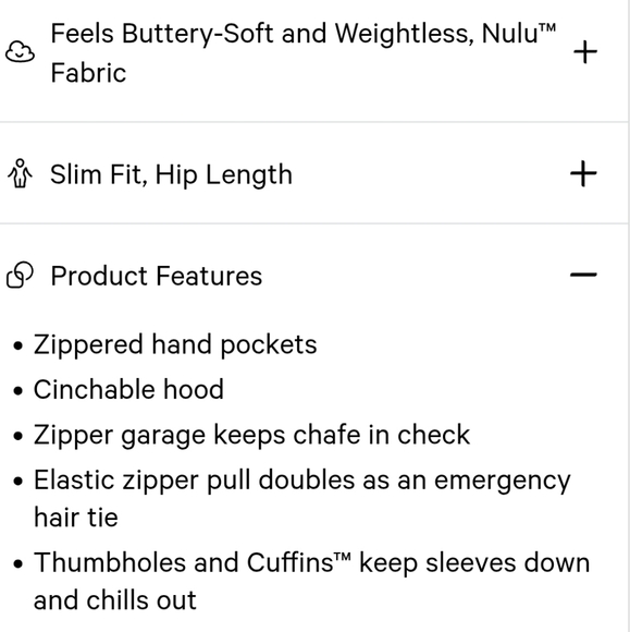 Lululemon Define Hooded Nulu Jacket HBLK/WHT/BLK 4 - Picture 12 of 13